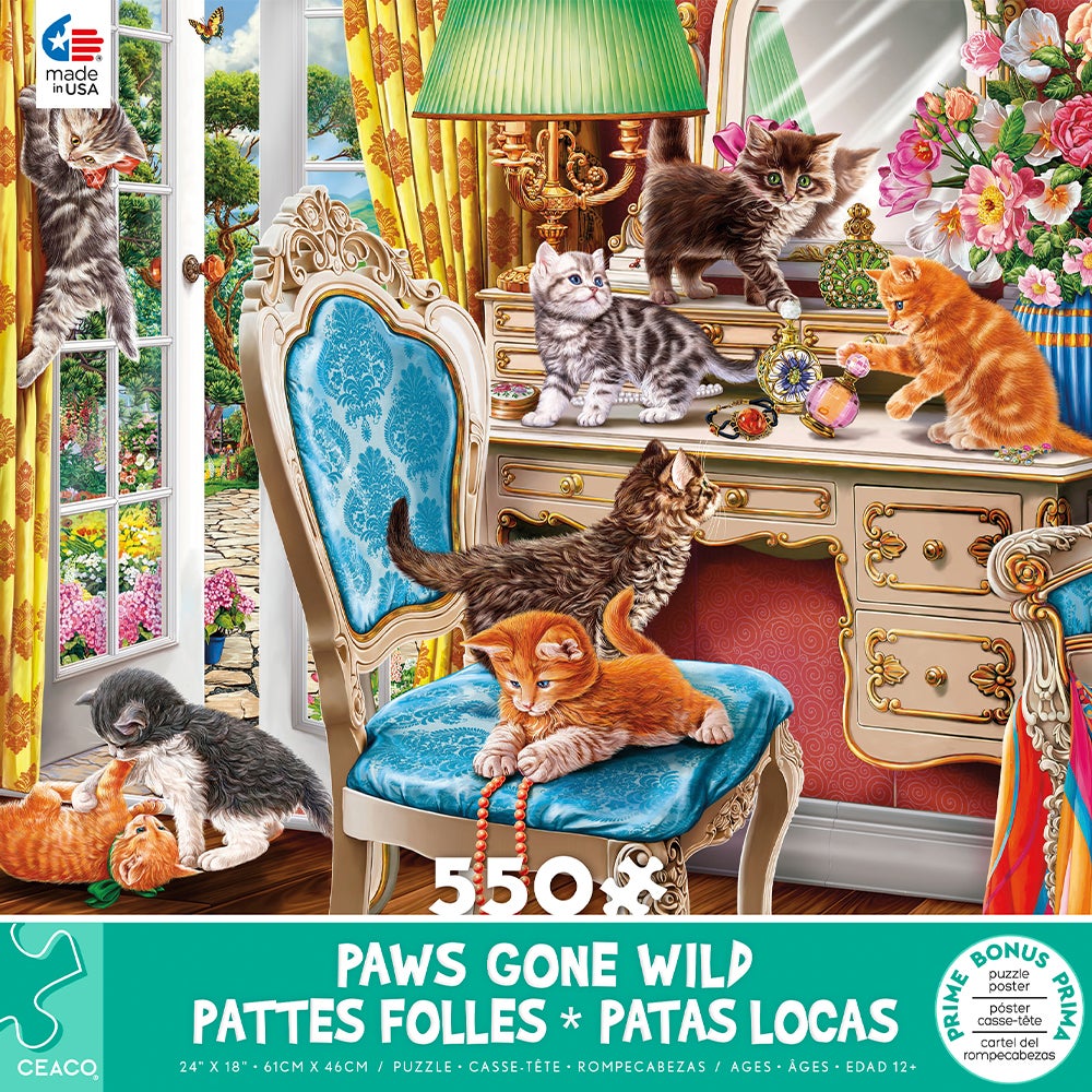 550PC PAWS GONE WILD ASST (6) BL
